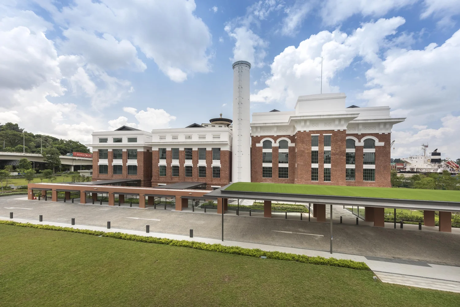 Restored St James Power Station building