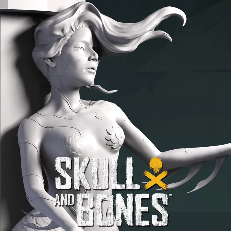 Sculpted character artwork for Skull and Bones